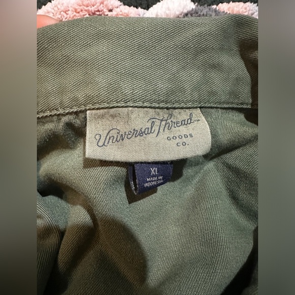 Universal Thread Green Army Style Jacket - Picture 2 of 3